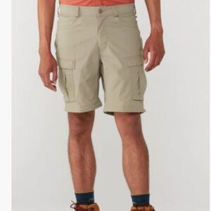 Rei‎ Men's Sahara Cargo Shorts Armadillo Taupe Size 34 New With Tags